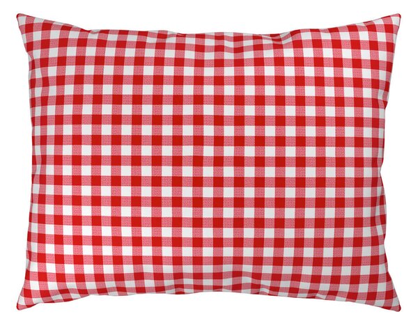 POSTELJNINA TANJA 140/200 cm saten rdeča, bela