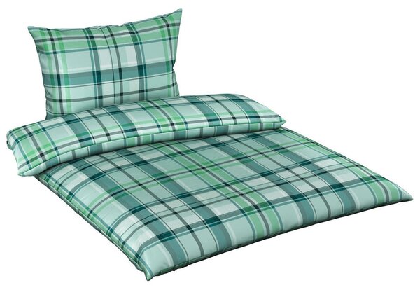 POSTELJNINA KATE 140/200 cm saten metino zelena