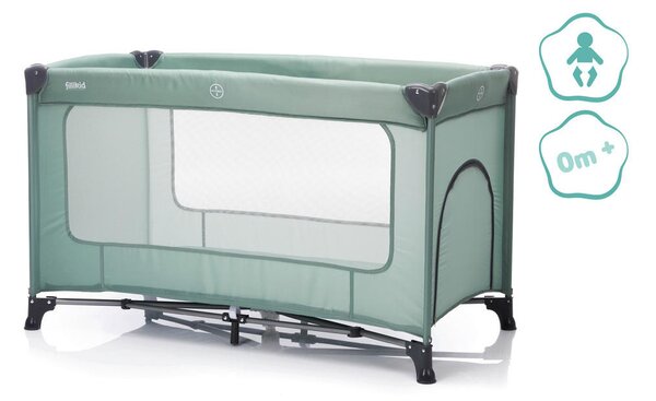 PRENOSNA POSTELJICA Nizza 120/60 cm zelena