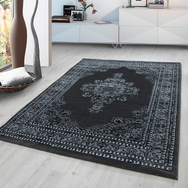TKANA PREPROGA Marrakesh 160/230 cm tkano črna, siva
