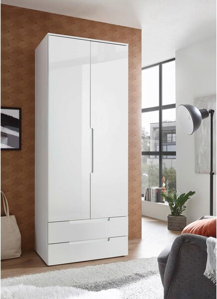 MID.YOU Omara Za Oblačila Spice, Bela, Visoki Sijaj, 84 Cm