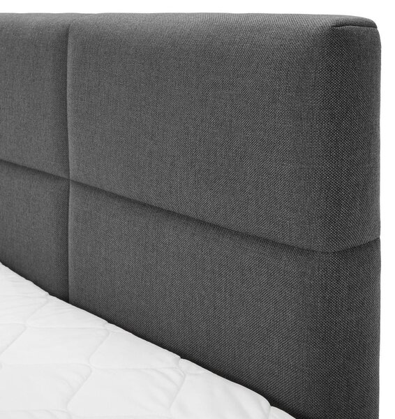 Bessagi Home Postelja Boxspring Greta, Temno Siva, 180x200