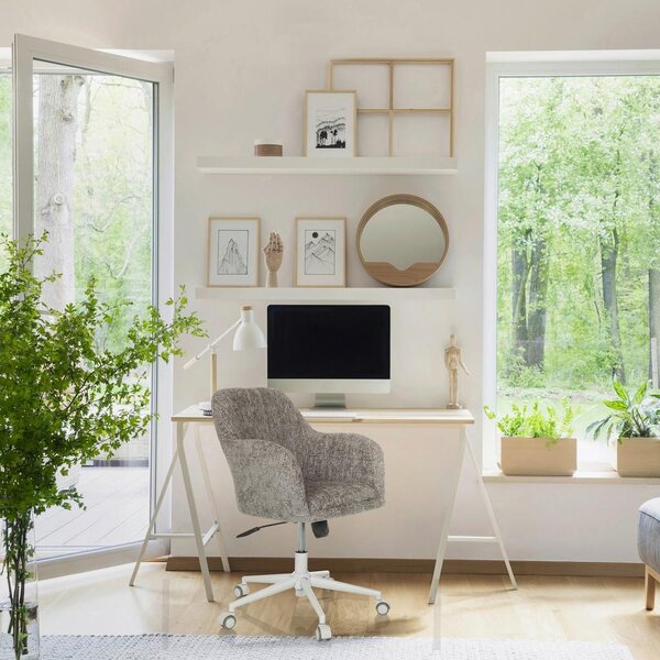 MID.YOU Vrtljivi Stol Solao Home, Siva