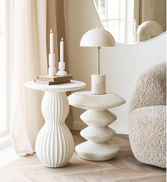 Lončena okrogla stranska mizica ø 36 cm Blackburn – House Nordic