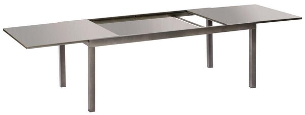 Gardenson Raztegljiva Vrtna Miza Ambia, Aluminij, Steklo, 220-340x110