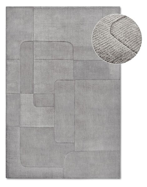 Siva ročno tkana volnena preproga 120x170 cm Charlotte – Villeroy&Boch