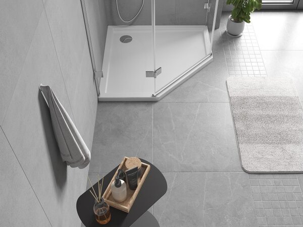 Mexen Flow petkotni tuš kad slim 80 x 80 cm, bel sijaj - 46P108080