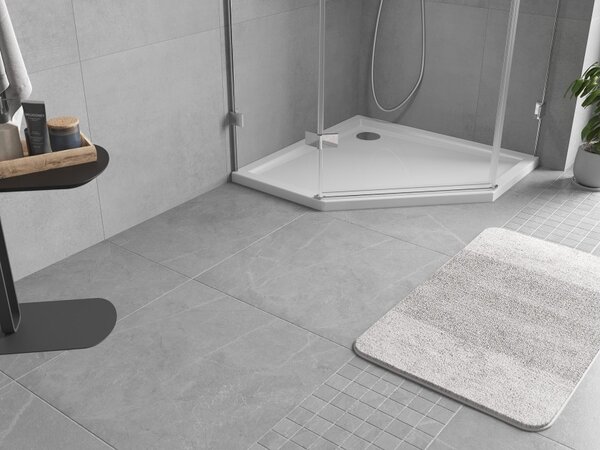 Mexen Flow petkotni tuš kad slim 80 x 80 cm, bel sijaj - 46P108080