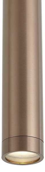Dizajnerska viseča svetilka temno bronasta GU10 50mm IP44 - Tuba