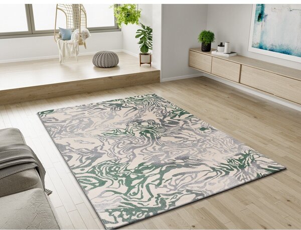 Zelena/bež preproga 80x150 cm Astra – Universal