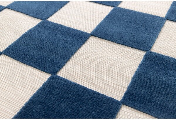 Modra/kremno bela notranja in zunanja preproga 160x230 cm Cuadros – Universal