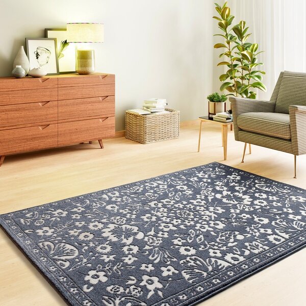 Temno modra preproga 80x150 cm Amara – Universal