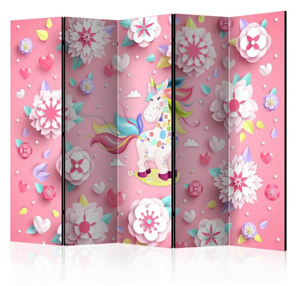 PARAVAN 225/172/3 cm večbarvno, pink
