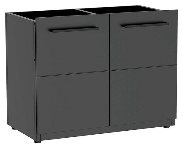 Cozze Elements Modul za letno kuhinjo (Črna, Š x G x V: 110 x 60 x 88,5 cm, Jeklo)