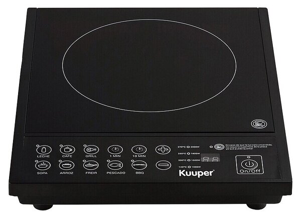 Indukcijska kuhalna plošča Kuuper (2.000 W, 2.000 W, Črna)