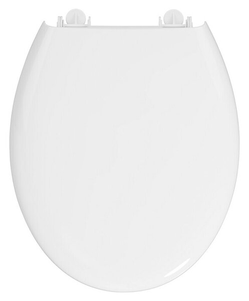 Poseidon WC deska Basic Line (Plastika, Bela, Brez samodejnega spuščanja)