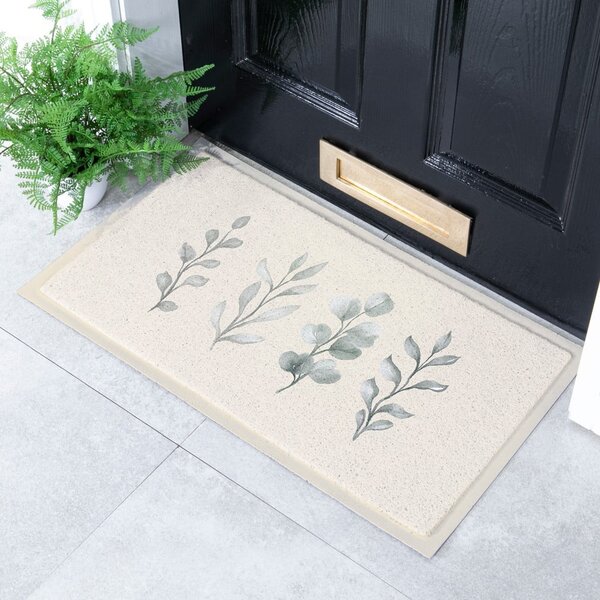 Predpražnik 40x70 cm Neutral Leaves – Artsy Doormats
