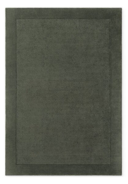 Temno zelena ročno tkana preproga iz mešanice volne 120x180 cm Kari – Villeroy&Boch