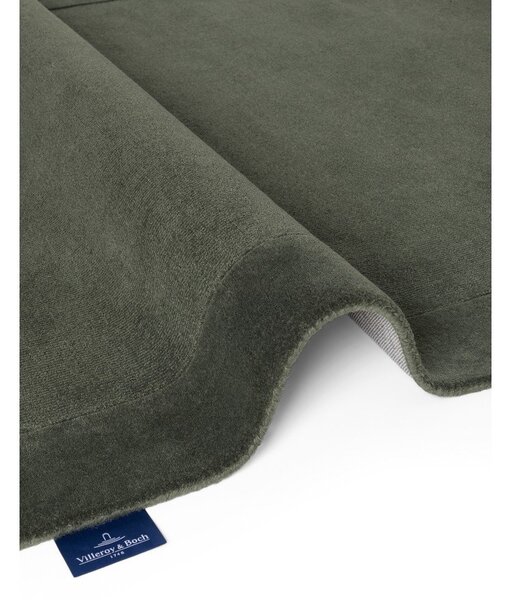 Temno zelena ročno tkana preproga iz mešanice volne 120x180 cm Kari – Villeroy&Boch