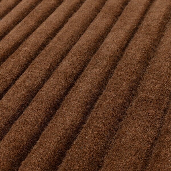 Temno rjava ročno tkana volnena preproga 160x230 cm – Asiatic Carpets