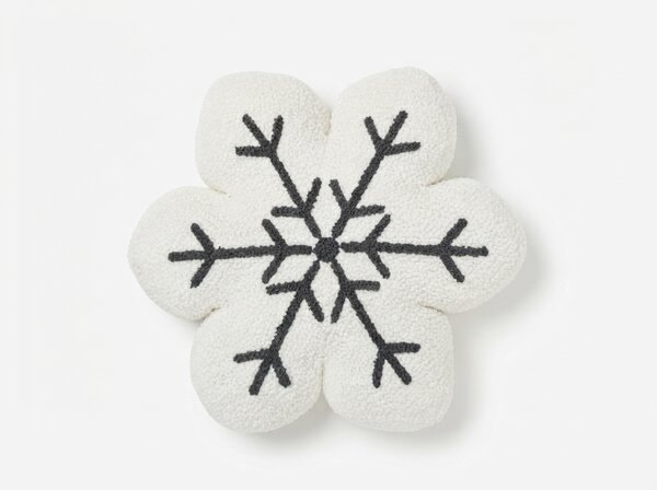 Okrasna blazina SNOWFLAKE 35x35 cm, bela