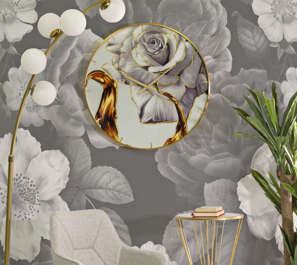 Stenska ura Glass Rose