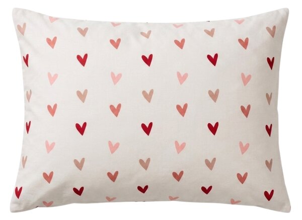 Prevleka za vzglavnik iz mikrovlaken SOFHEARTS 50x70 cm, kremna