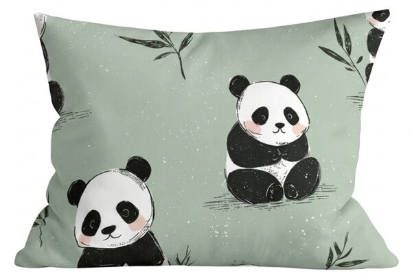 Prevleka za vzglavnik iz mikrovlaken PANDA RELAX 70x90 cm, mentolová