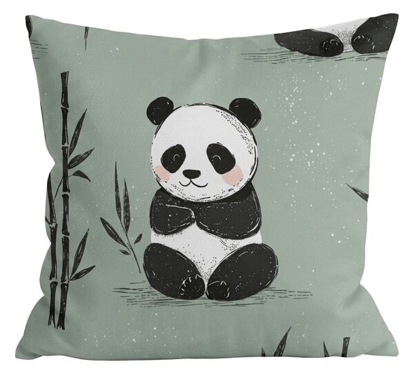 Prevleka za blazino iz mikrovlaken PANDA RELAX 45x45 cm, mentol