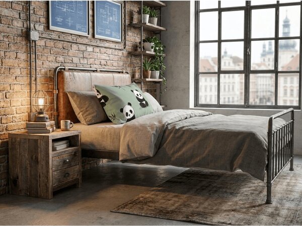 Prevleka za vzglavnik iz mikrovlaken PANDA RELAX 70x90 cm, mentolová