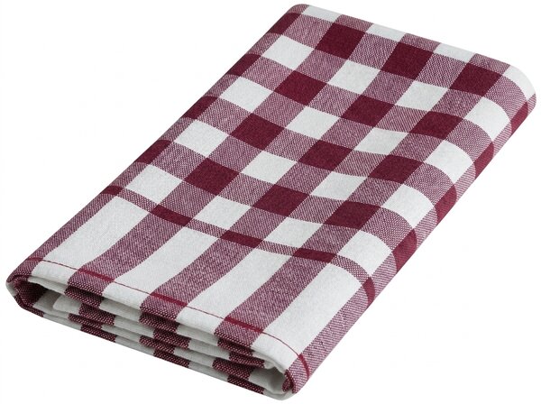 Kuhinjska krpa CORIVA 50x70 cm rdeča, set 10 kosov