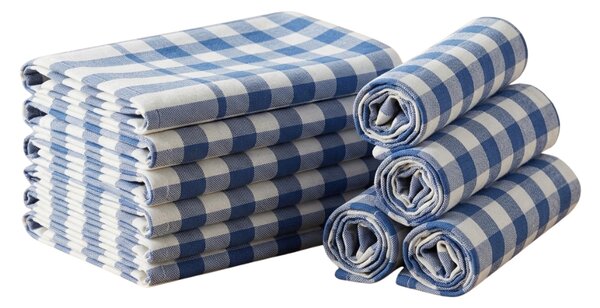Kuhinjska krpa CORIVA 50x70 cm temno modra, set 10 kosov