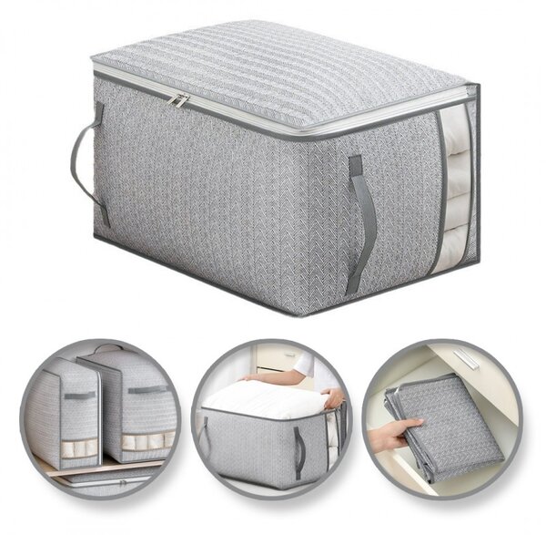Organizator za omaro SENCA XL 52x44x30 cm siv