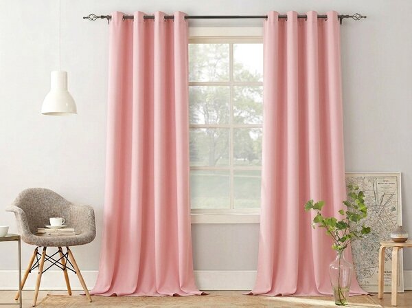 Zavesa OXFORD LIGHT 140x250 cm, roza Za obesiti: Trak za nabiranje