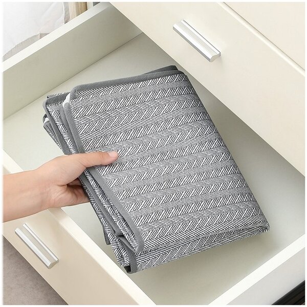 Organizator za omaro SENCA XL 52x44x30 cm siv