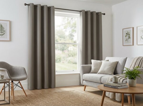 Zavesa OXFORD 140x270 cm, sivo-rjava Za obesiti: Trak za nabiranje