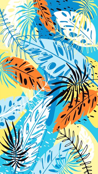 Hitro sušeča brisača za plažo SUMMER FRESH pisana 100×180 cm, 100% mikrovlakna