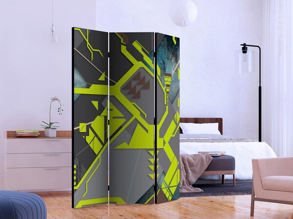 Artgeist Paravan Dynamic Paths, 3-Delni, Dvostranski