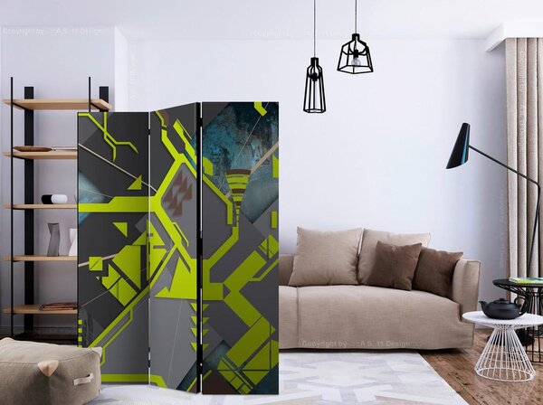 Artgeist Paravan Dynamic Paths, 3-Delni, Dvostranski