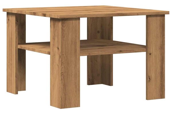 VidaXL kavna mizica Artisan Oak 60x60x42 cm inženirski les