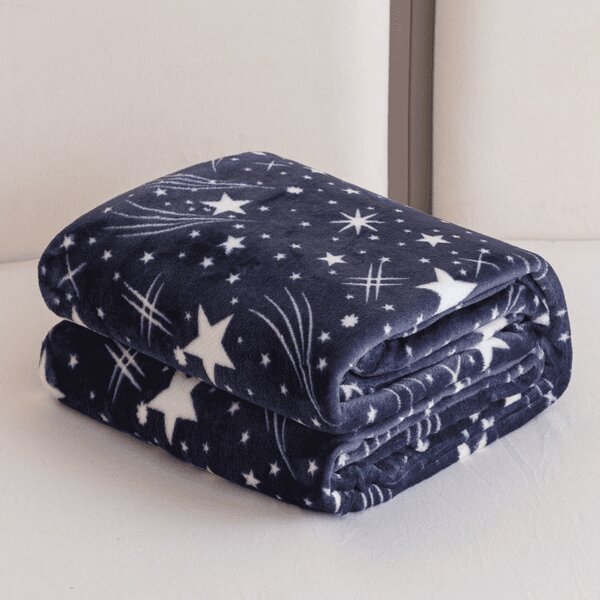 Mikropliš odeja STARLIGHT, temno modra Dimenzije: 150 x 200 cm