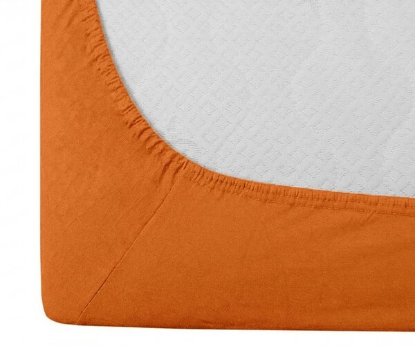 Jersey rjuha z likro oranžna 90 x 200 cm