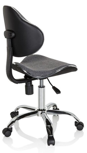 MID.YOU Mladinski Vrtljivi Stol Kiddy Gti 3, Siva