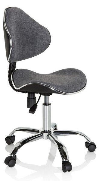 MID.YOU Mladinski Vrtljivi Stol Kiddy Gti 3, Siva