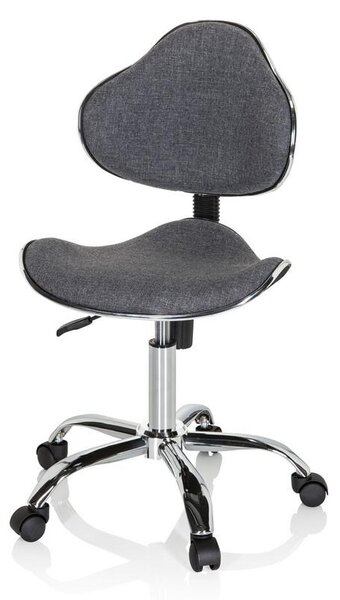 MID.YOU Mladinski Vrtljivi Stol Kiddy Gti 3, Siva