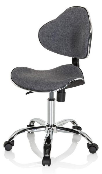 MID.YOU Mladinski Vrtljivi Stol Kiddy Gti 3, Siva