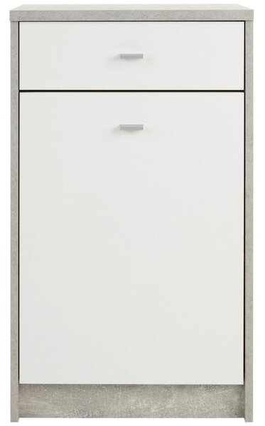 Mömax Komoda 4-you New, Siva, Bela