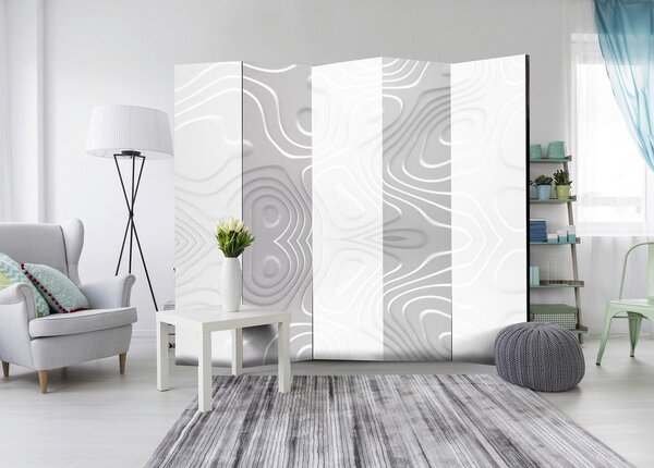 Artgeist Paravan White Waves I, 5-Delni, Enostranski