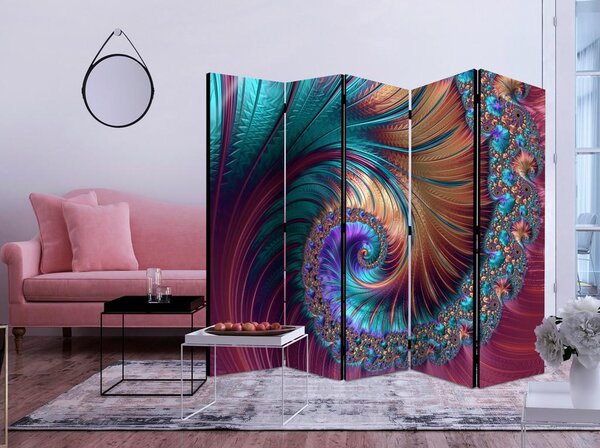 Artgeist Paravan Peacock Tail I, 5-Delni, Enostranski