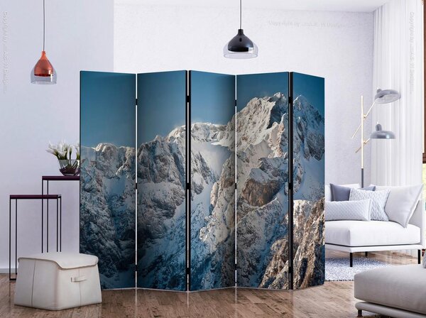 Artgeist Paravan Winter In The Alps I, 5-Delni, Enostranski